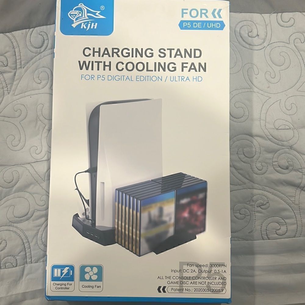 Charging Stand with Cooling Fan